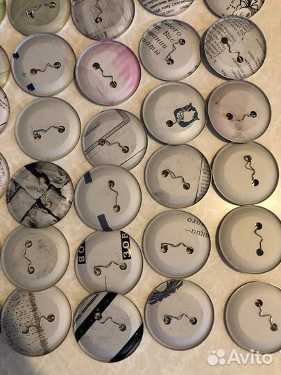 Закатные значки нижняя часть заготовки 58мм