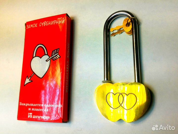 Замок свадебный - два сердца