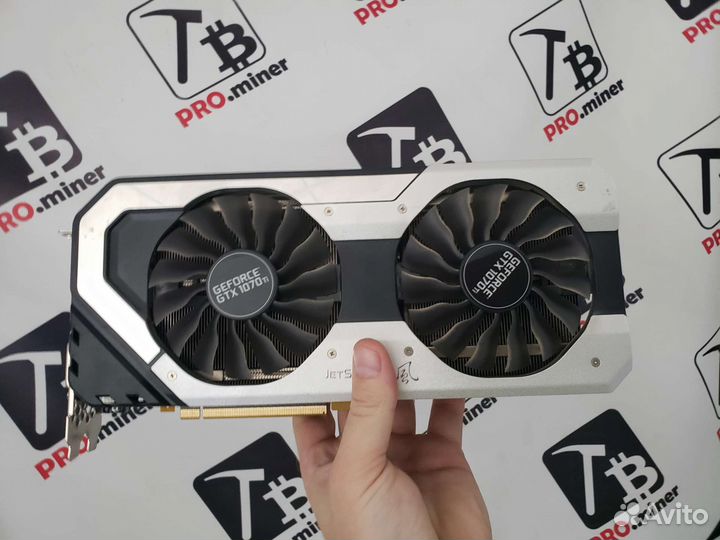 Palit super jetstream GTX 1070 TI 8 gb 256 bit