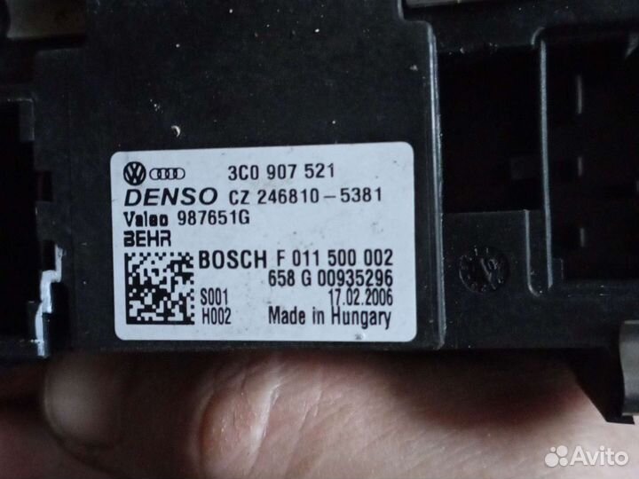 Фольксваген Джетта резистор печки