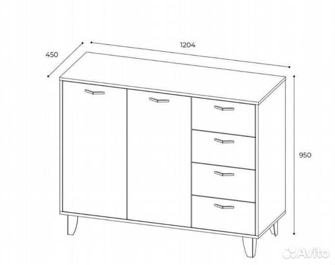 Комод Катрин-12