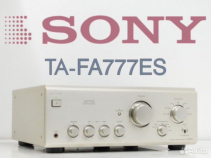 Sony ta fa777ES Совершенный, Образцовый, Люксовый