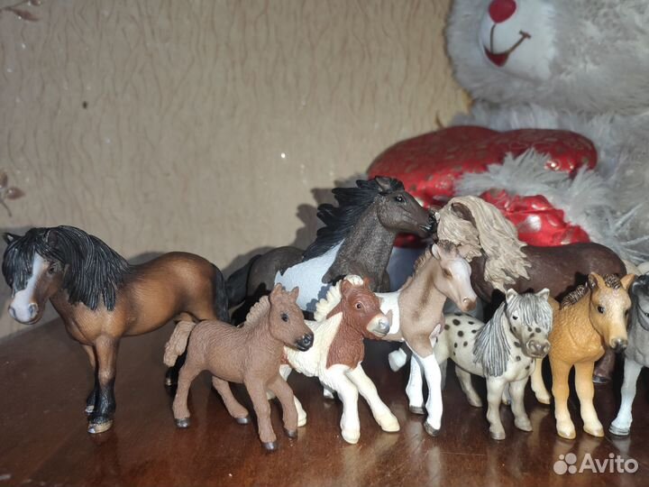 Фигурки лошадей шляйх пони игрушки schleich