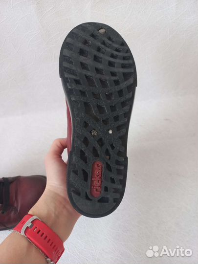 Ботинки женские кожаные rieker 36 размер