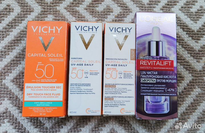 Флюид и крем Vichy (Виши),Loreal сыворотка