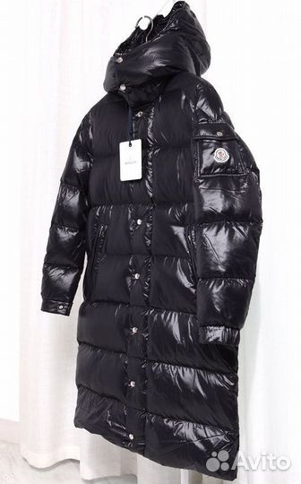 Куртка пуховик женский moncler длинный premium