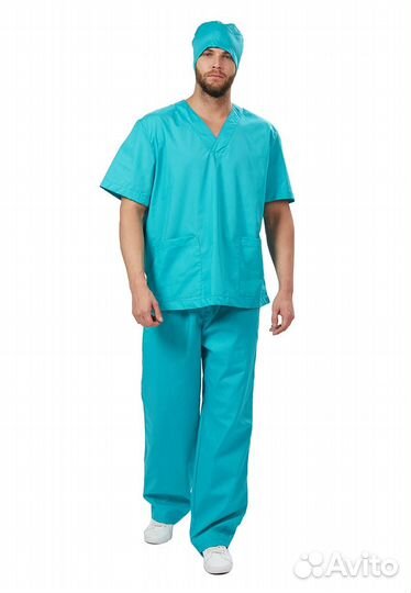 Костюм Хирургический (универсальный) бирюзовый