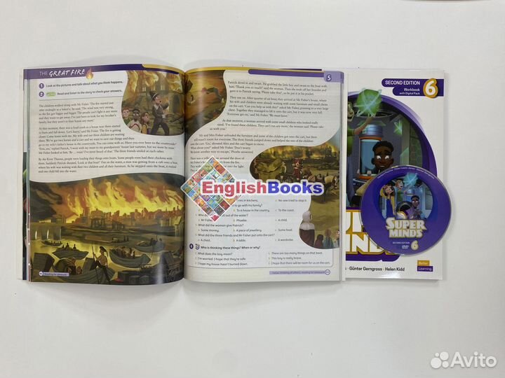 Super Minds 6 2ed (учебник,раб.тетрадь,диск)