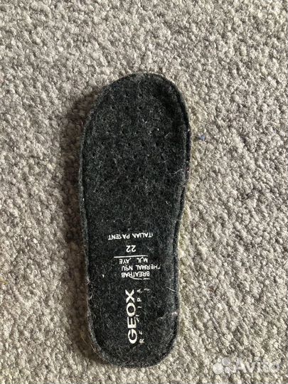 Демисезонные сапоги для девочки geox waterproof 22