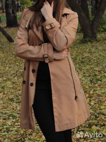 Тренч бежевый ASOS