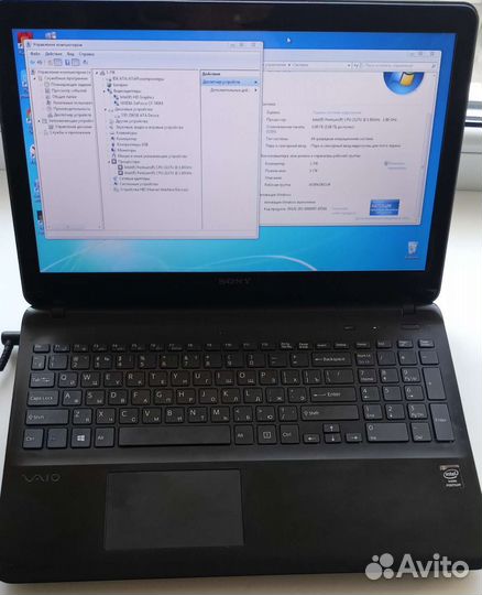 Игровой ноутбук Sony Vaio Fit
