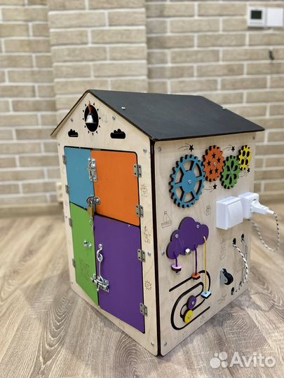 Бизиборд домик большой