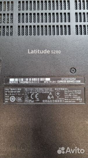 Ноутбук dell latitude 5280 i5 7200