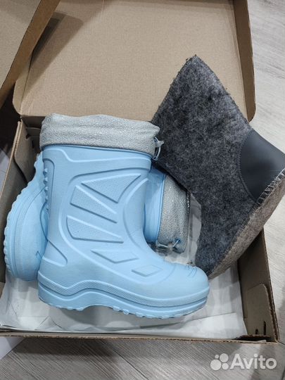 Сапоги демисезонные детские эва 29(17.9см) Котофей