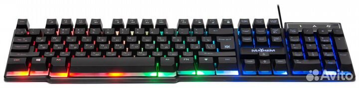 Клавиатура проводная игровая defender Mayhem GK-36