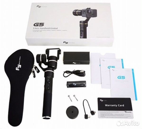 Стабилизатор для экшн камер Feiyu Tech G5