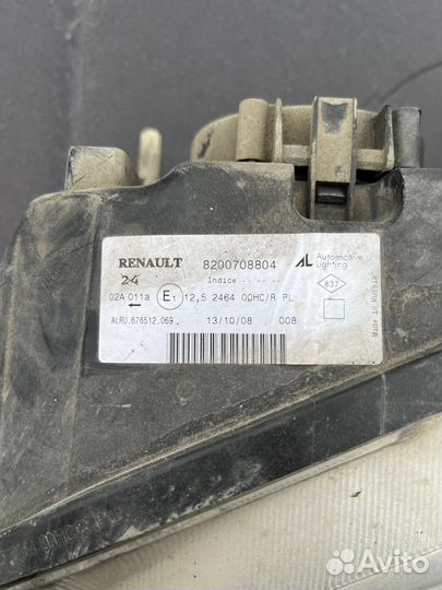 Фара рено Логан 1