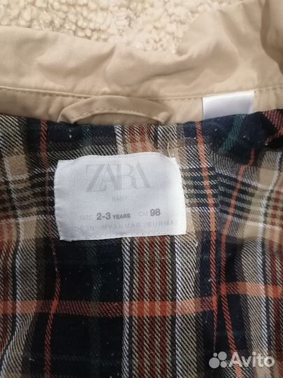 Плащ для девочки zara 98