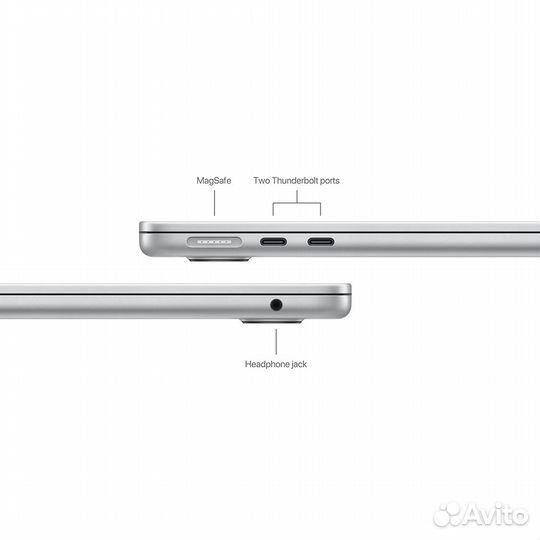 Ноутбук Apple MacBook Air 13 M3, 8 гб, 512 гб SSD, 8 Core CPU, 10 Core GPU, Silver mrxr3