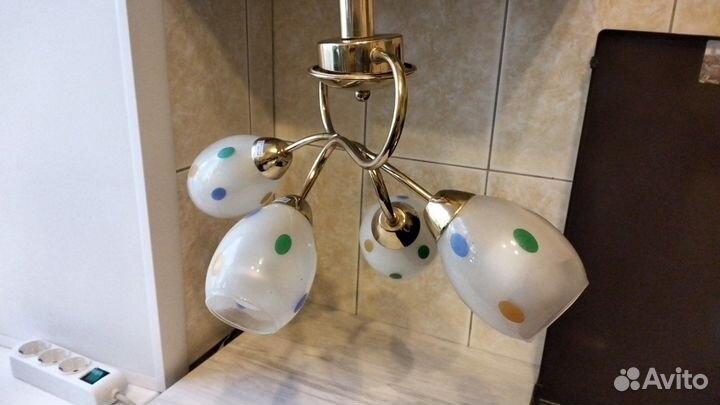 Люстра потолочная бу