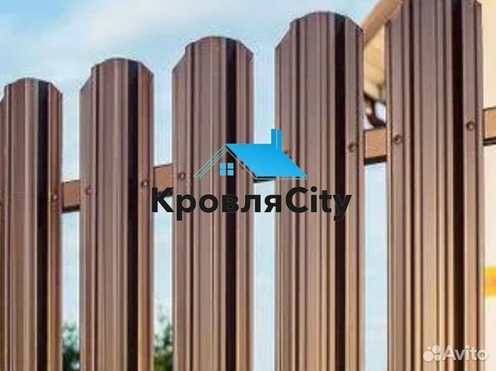 Металлический штакетник для забора