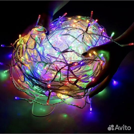 Гирлянда уличная бахрома