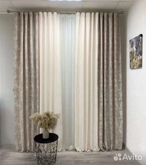Шторы мрамор комбинированые