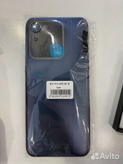 Задняя крышка для Tecno Spark 8C Черный