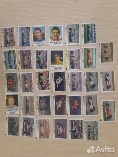 Вкладыши от жвачек Formula 1