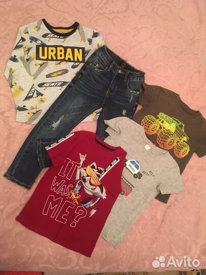 Пакет одежды на мальчика 110-116