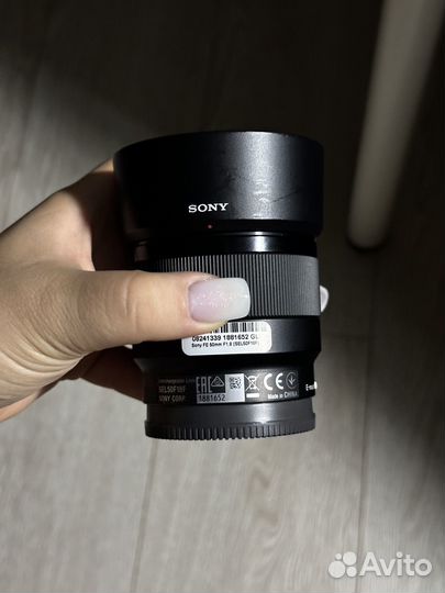 Объектив sony fe 50 mm f 1.8