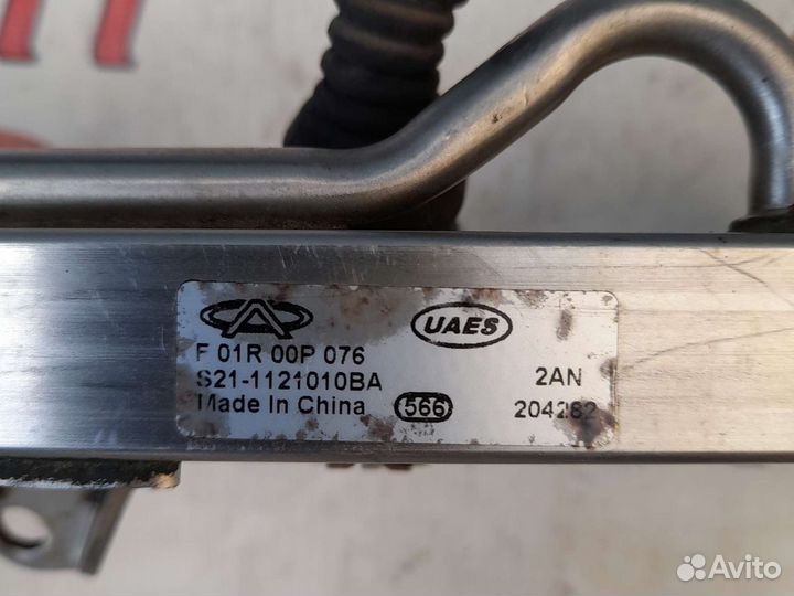 Топливная рампа форсунка Чери Индис S18D