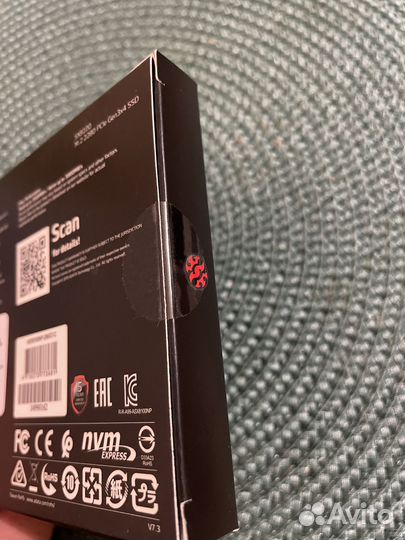 SSD накопитель A-Data XPG SX8100 256gb M.2 2280