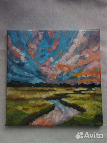 Картина масло холст