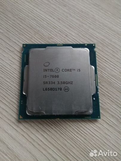 Процессор intel Core i5-7600 с видео-ядром