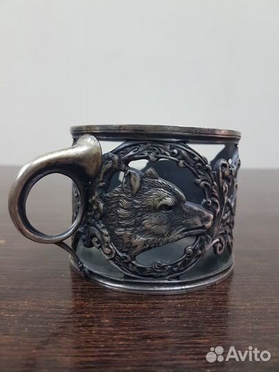 Подстаканник серебро 84-я проба