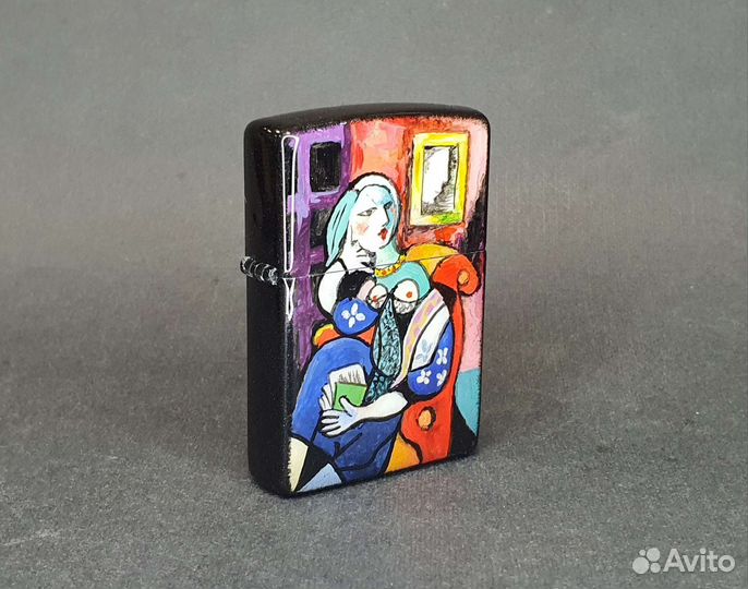 Зажигалка Zippo - Woman with a Book by Picasso