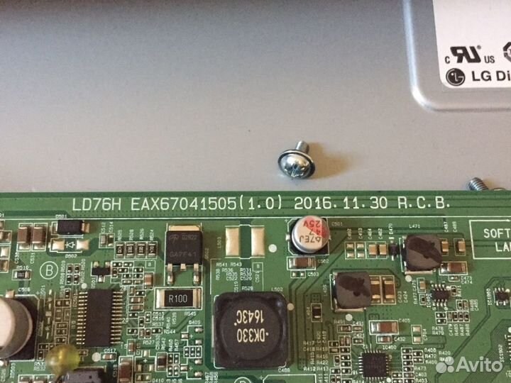 Запчасти для ЖК тв LG 43LJ510V