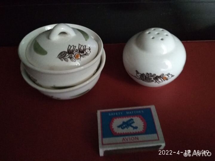 Набор для специй. 3шт. Конаково зик.1962г. СССР