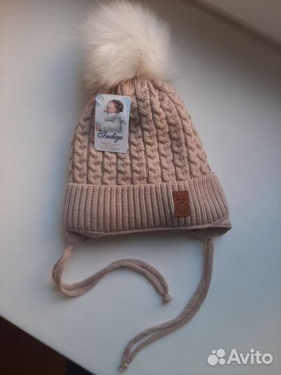 Новая зимняя шапочка 42-44