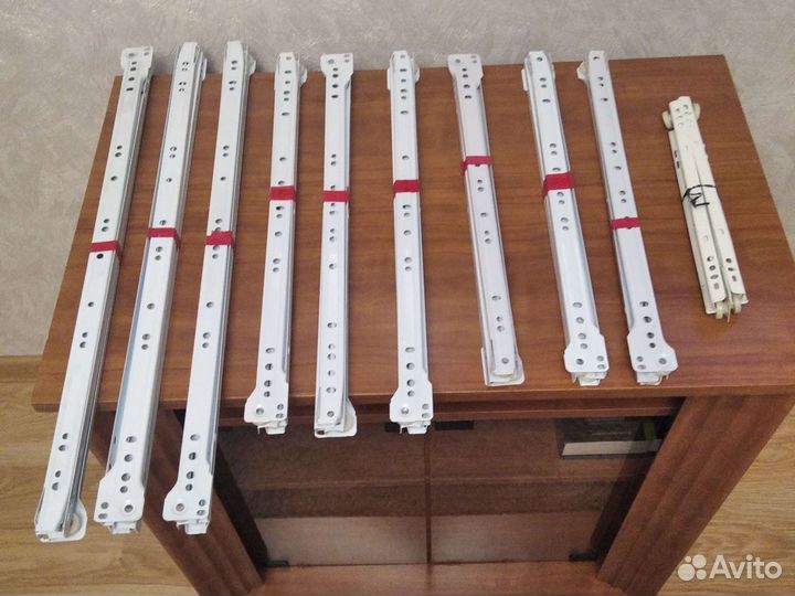 Роликовые мебельные направляющие 55,45,40,35,30