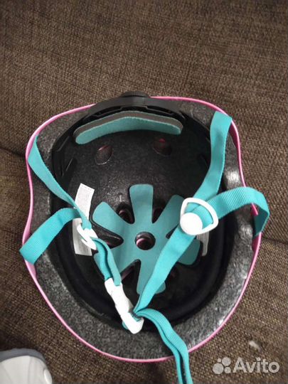 Детские роликовые коньки reaction Rainbow+ шлем +