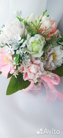 Букет из мыльных цветов