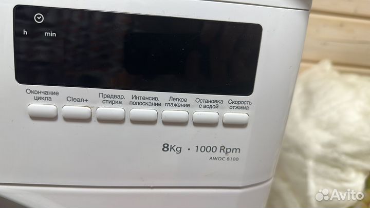 Стиральная машина whirlpool awos 8100 на 8кг