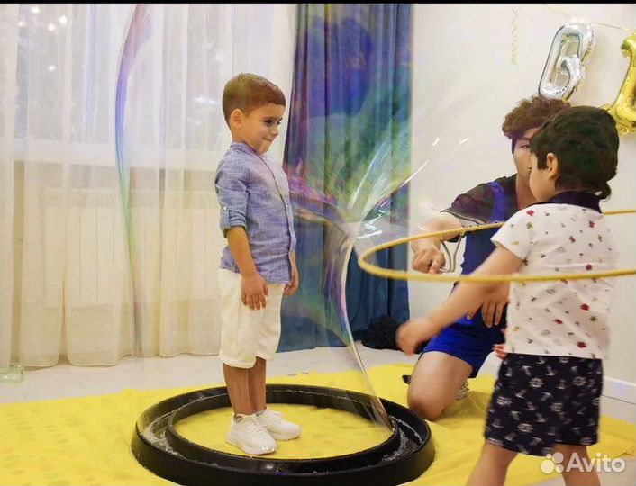 Шоу мыльных пузырей