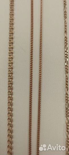 Золотые цепи в ассортименте 585 проба