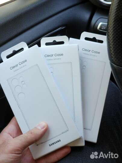 Оригинальный чехол Clear Case Samsung s23 Ultra
