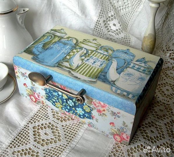 Шкатулка декупаж