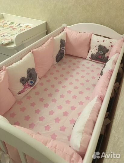 Бортики в кроватку