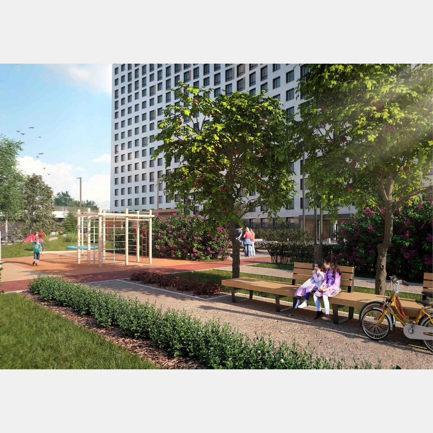 2-к. квартира, 57,2 м², 6/18 эт.